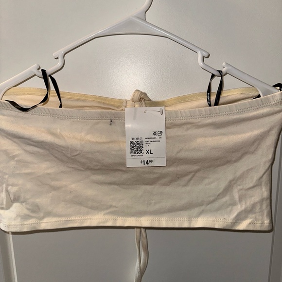 Cream Crop Top - Picture 2 of 2